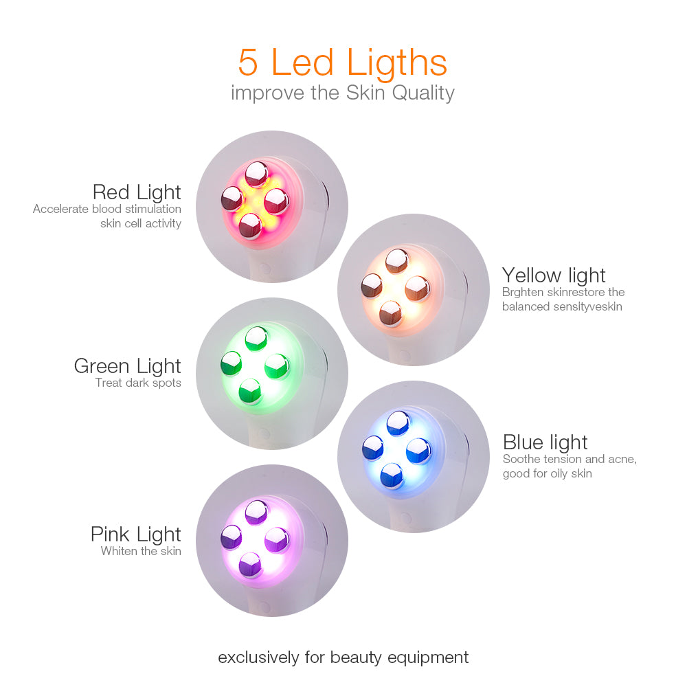 6-in-1 LED Skin Massage Beauty Device